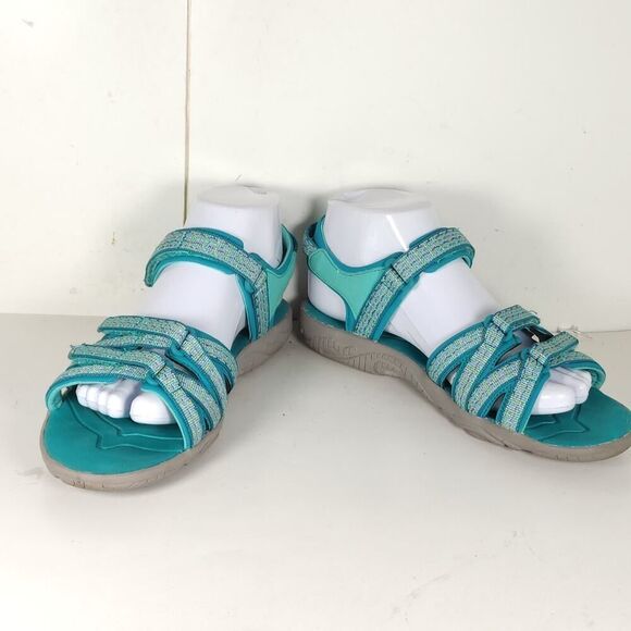 Teva Women's Tirra US6 Blue Flat Trail Hiking Strappy Sport Sandals Shoes - Picture 6 of 15